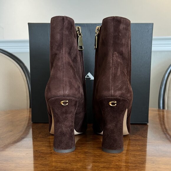 Coach Carter Suede Bootie Size 6.5 - Picture 9 of 14